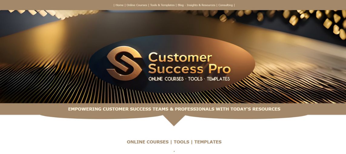 Customer Success Pro offers online courses, tools, and templates to empower CS teams with modern strategies, insights, and resources.